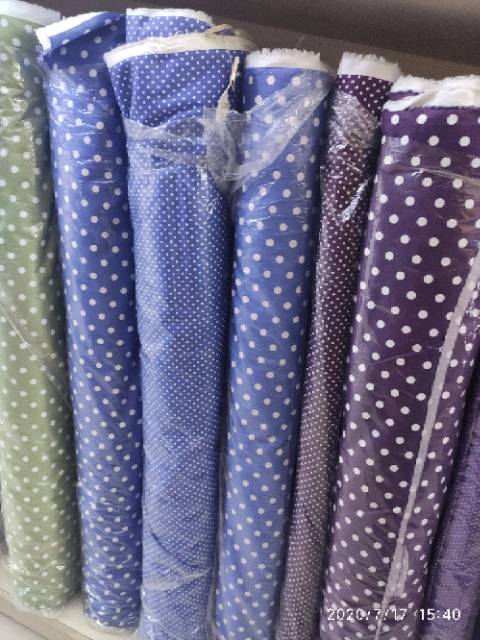 KATUN POLKADOT JEPANG HALUS