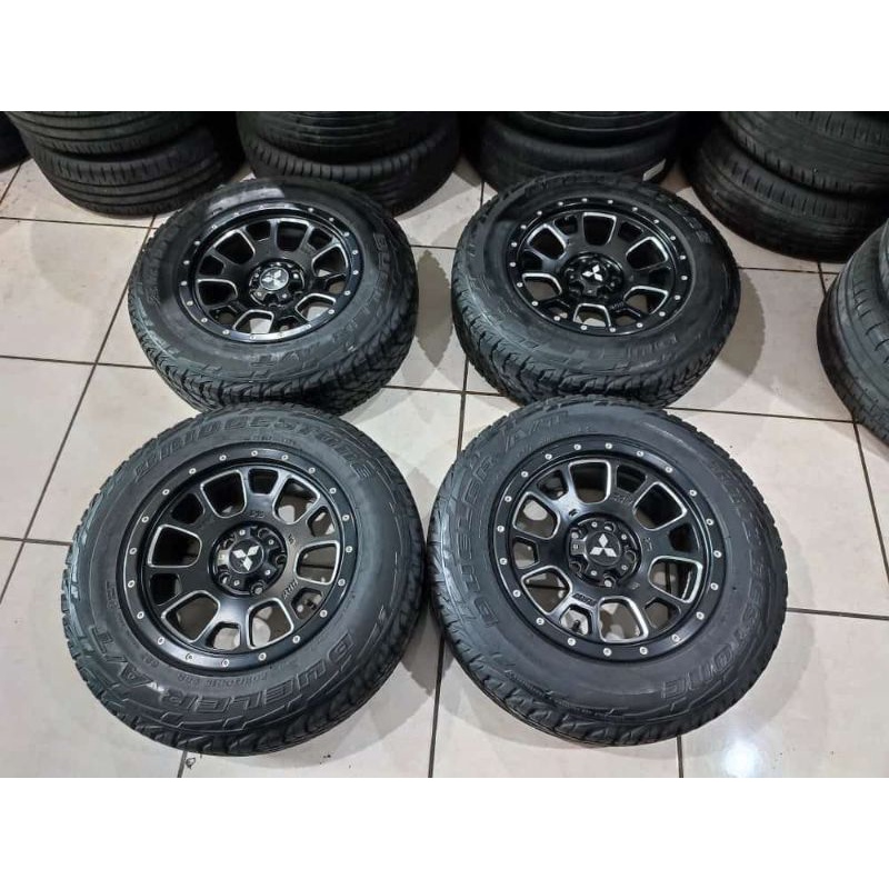 velg mobil second model offroad ring 15 pcd 5x114 ban 205 70 15 Bridgestone innova rush terios kuda