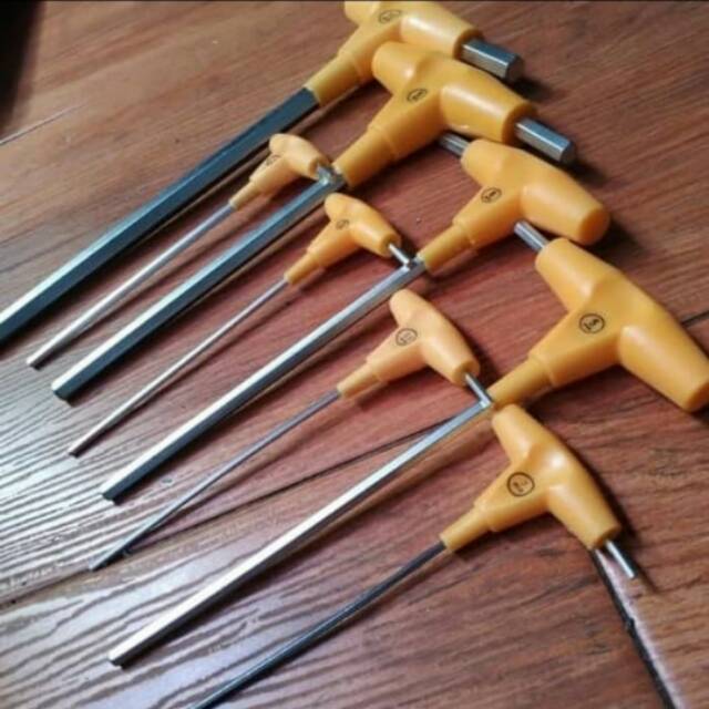 kunci L set model T 8 pcs merk XINGTAI