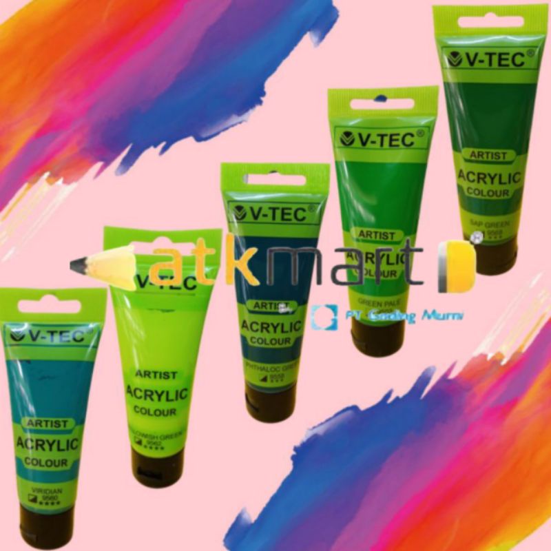 

V-TEC ACRYLIC COLOUR GREEN