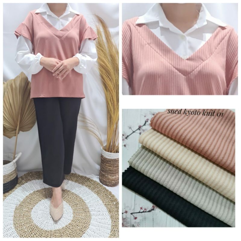 Atasan Rompi Knit by Cavell