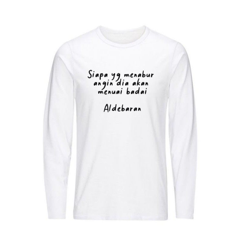 KAOS IKATAN CINTA MURAH ALDENARAN LENGAN PANJANG