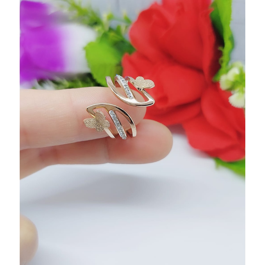 Cincin Titanium Permata 033-035 Terbaru