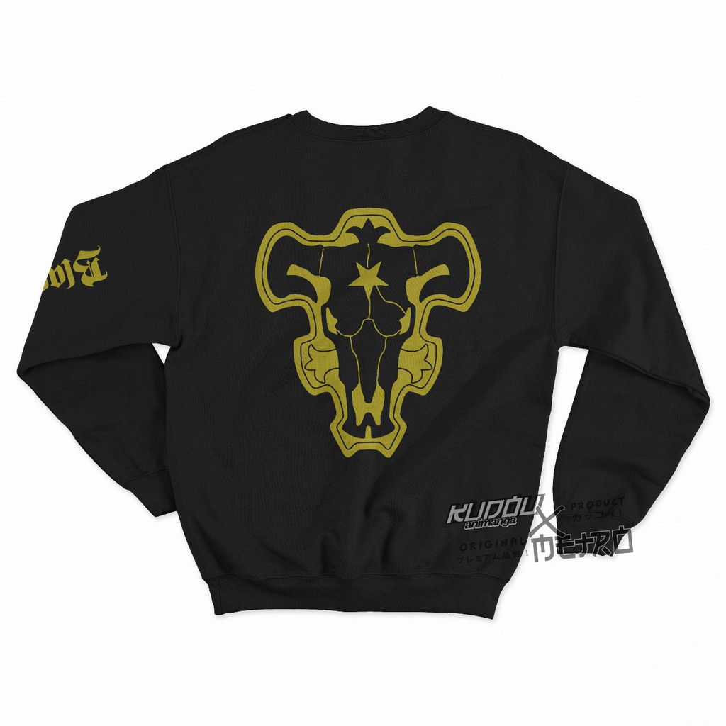 Crewneck Blackbull Gold Black Clover Anime Manga