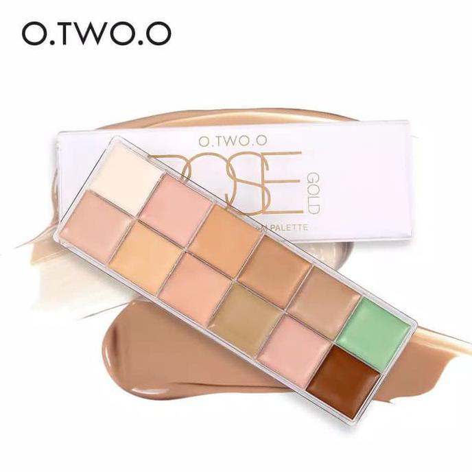 BEST SELLER- O.TWO.O /OTWOO 12 COLOR CONCEALER CREAM /12 CAMOUFLAGE CREAM PALLETA