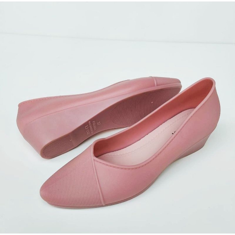 COD SEPATU WEDGES FHUHAHA / JELLY SHOES WANITA