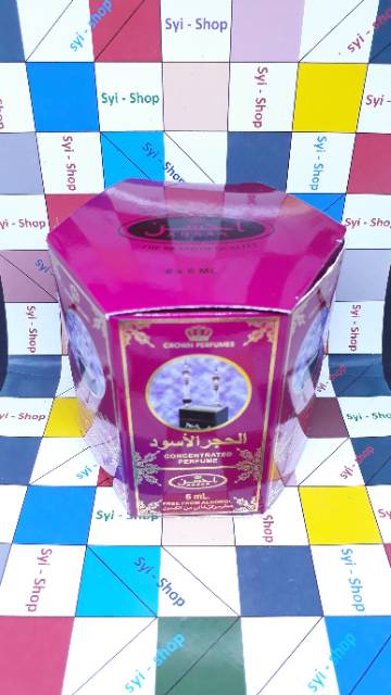 GROSIR Parfum HAJAR ASWAD MERAH By Ahsan Roll On Non Alkohol 6ml