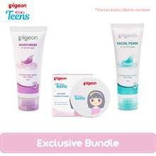 bnb paket pigeon Naomi "PINK" (facial foam100ml+moisturizer 30gr+ bedak compect) sidoarjo