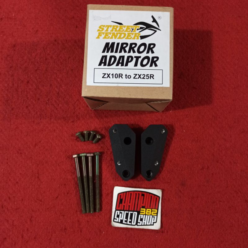 Bracket Braket Breket Adaptor Dudukan Spion Street Fender ZX25R ZX-25R Spion ZX10R ZX-10R