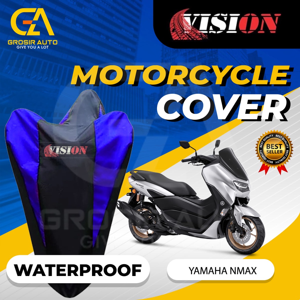 Sarung Motor NMAX Anti air Vision / Cover Selimut Penutup Sarung Mantel Motor Vision