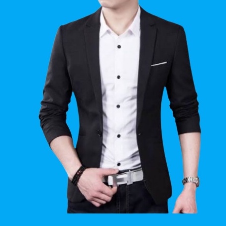 JUMBO PREMIUM JAS RESMI KERJA HITAM JAS FORMAL PRIA JAS PENGANTIN PRIA JAS WISUDA