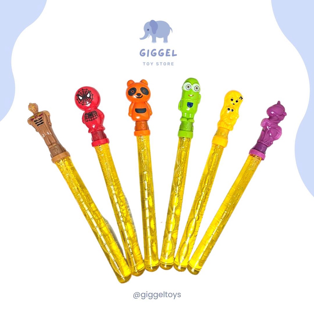 [ Giggel ] Mainan Gelembung Stick Bubble Jumbo 36 CM/  Bubble Sabun Stik Panjang / Gelembung Tiup Balon