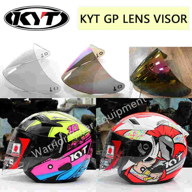KTY GP VISOR KACA HELM KYT KYOTO DARK SMOKE DAN CLEAR COD