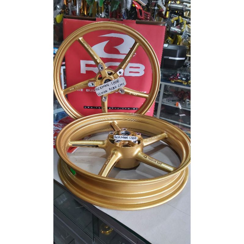 Velg Rcb Mx King Vixion R15 215 x 300 - 17 Sp522 / Velg rcb Mx king R15 Vixion 250 x 350 - 17 Hitam 