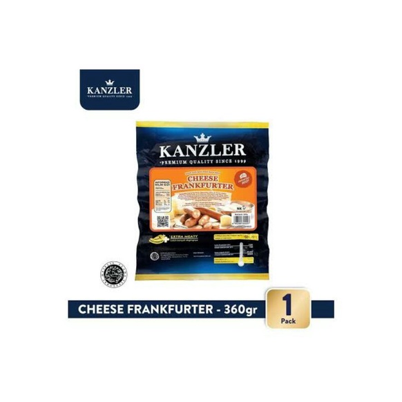 

kanzler cheese frankfurter 360gr