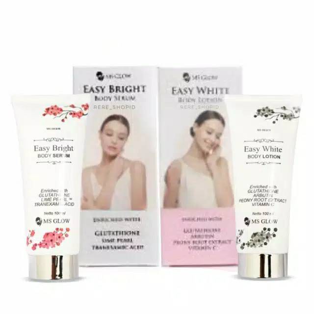 Body series ms glow /paket pemutih badan