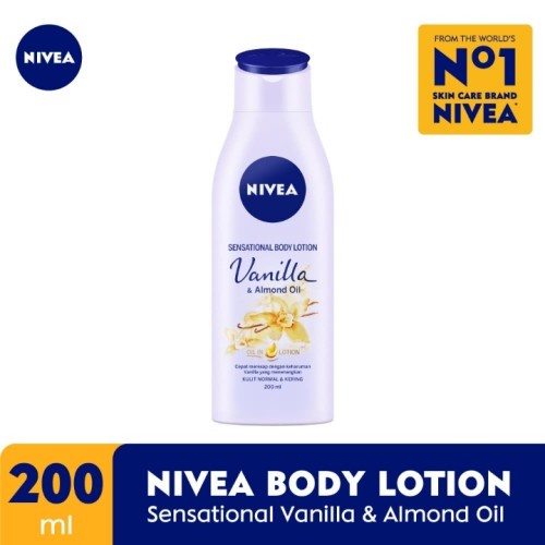 NIVEA SENSATIONAL  HAND BODY LOTION VANILLA &amp; ALMOND OIL