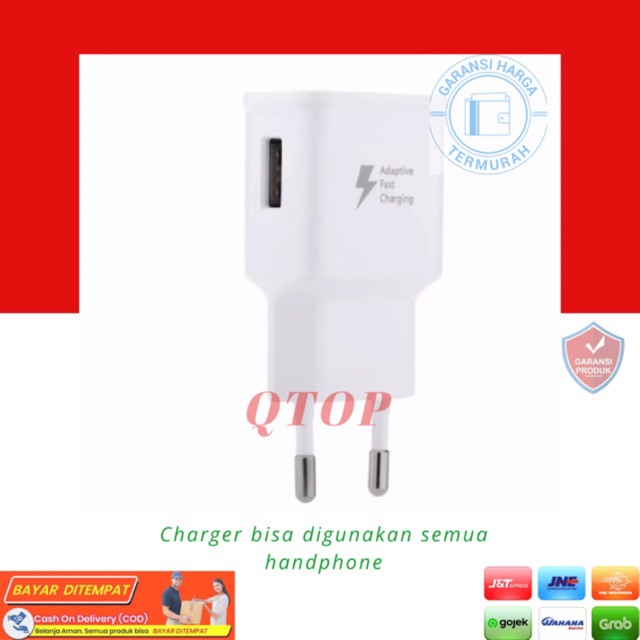 [COD] Adaptor Charger Samsung 2.1A Fast charging Premium Quality [GARANSI]