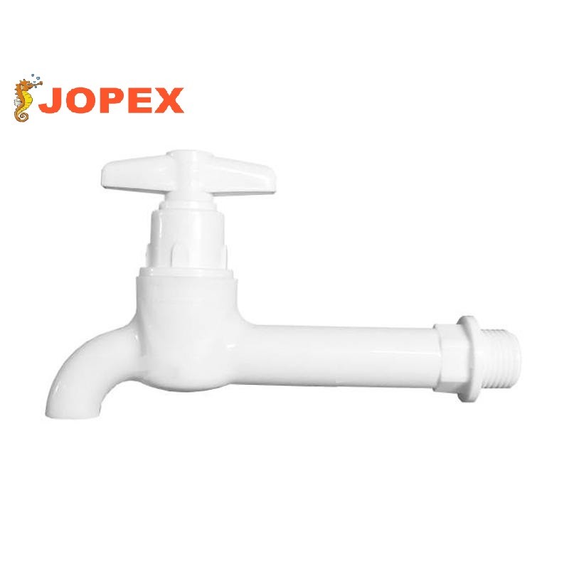 JOPEX Kran Tembok PANJANG PVC 1/2" LONG Bagus / Kran Sink BCP Taman
