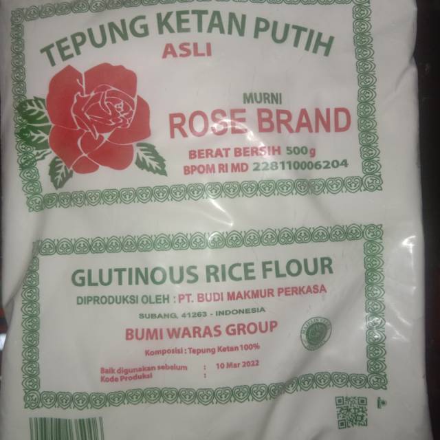 

Tepung ketan putih rose brand