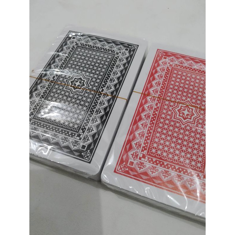 set Kartu permainan remi poker anti air waterproof plastik pvc card dramashop