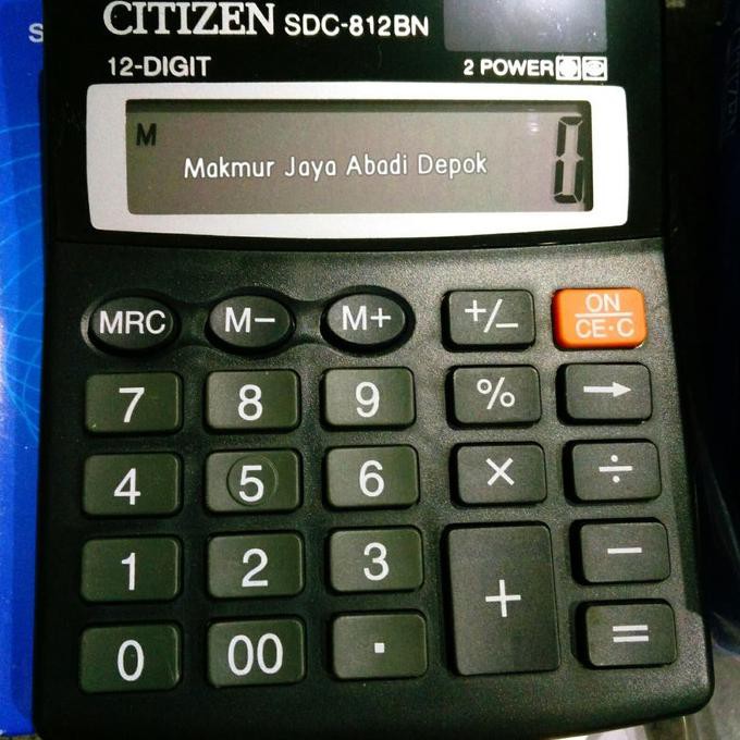 

kalkulator 12 digit angka citizen / calculator citizen ratele992 Segera Beli