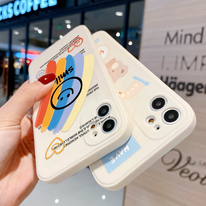 Soft Case TPU Motif Kartun Pelangi Untuk Realme C25Y C21Y 9i 8i 7i 6i 5i 8 7 5 9 Pro Plus 8 Pro C25 6s 5s C2 C3 50A C21 C15 C20 3011 C15