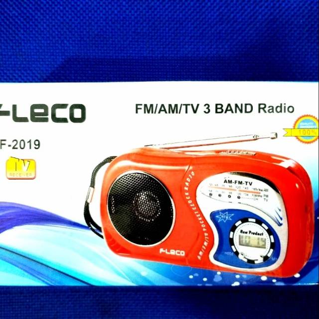 RADIO FLECO F-2019 AM/FM PAKAI BATARAI