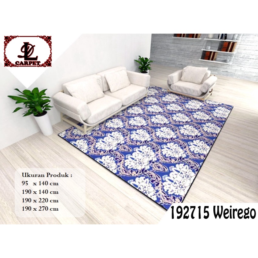 Karpet Malaysia Emboss / Ambal Malaysia Emboss Ukuran Super Jumbo 200 cm x 300 cm tebal 3 cm