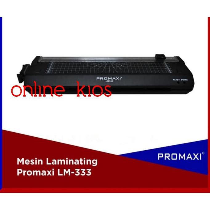 

BARANG BARU PROMAXI LM-333 A4 F4 & A3 Mesin Laminating & Paper Cutter Multifungsi