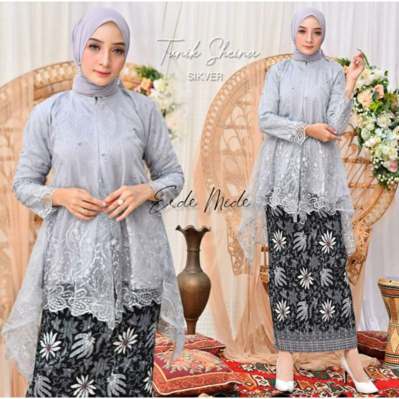 ATASAN KEBAYA TUNIK BROKAT/TUNIK BROKAT/KEBAYA TUNIK/KEBAYA TUNIK BROKAT/DFS