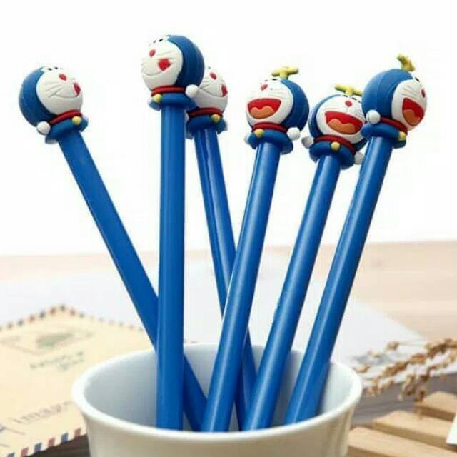 

EDW P09 Pulpen Doraemon Pena Pen Bolpoin Ballpoint Cartoon Karakter Lucu Unik Sekolah