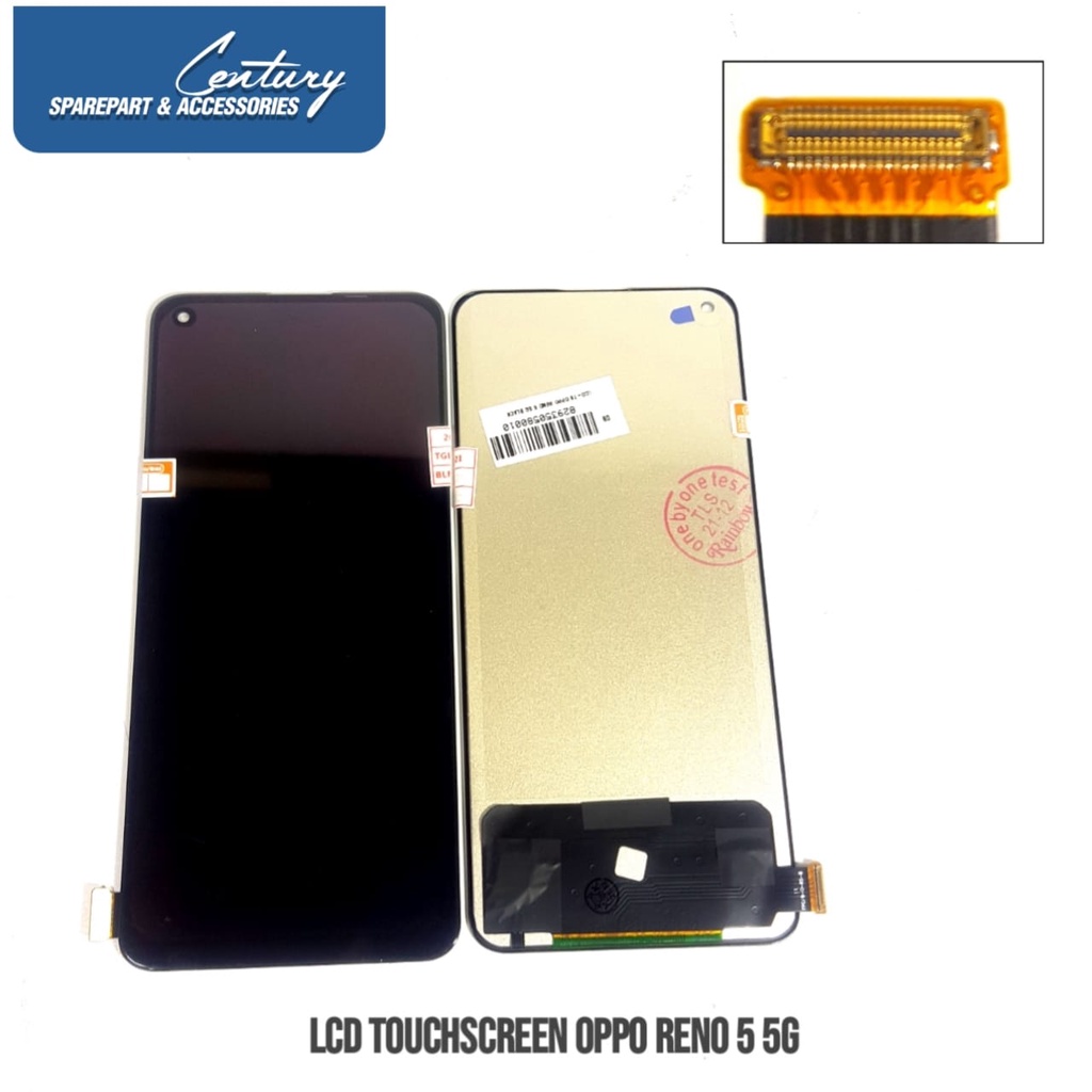 LCD+TS OPPO RENO 5 5G BLACK (NON FINGERPRINT)