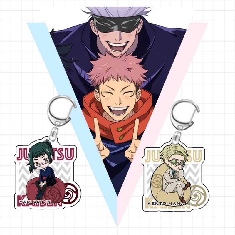 Gantungan Kunci Desain Jujutsu Kaisen Gojo Satoru Charms