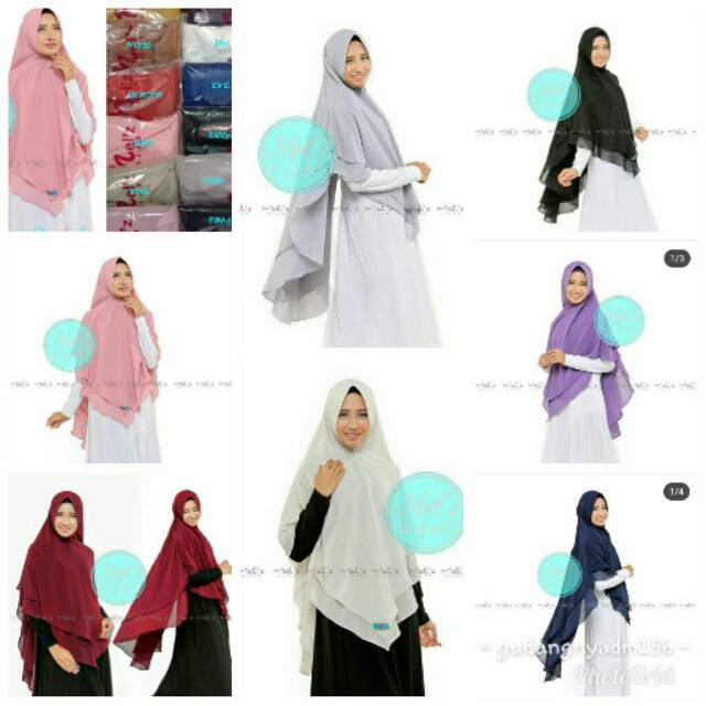 Khimar Jumbo Syari Aninda hy Melz Hijab Original Brand