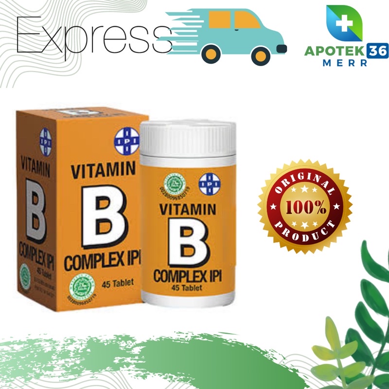 VITAMIN B-COMPLEX IPI 1BOTOL ISI 45TABLET