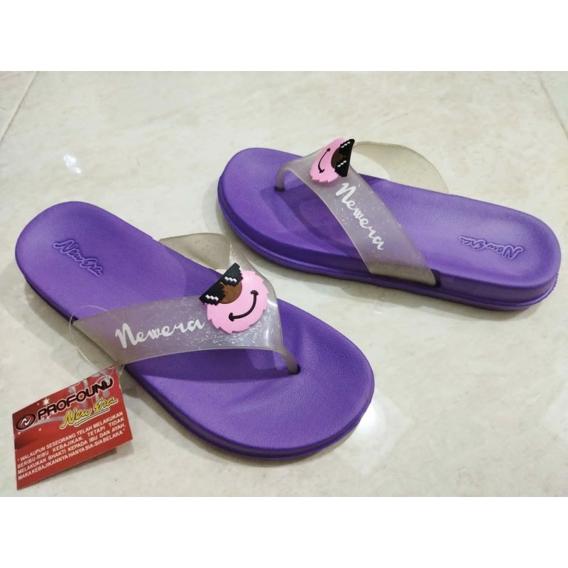 Sandal Jepit Wanita New Era Karakter Kartun