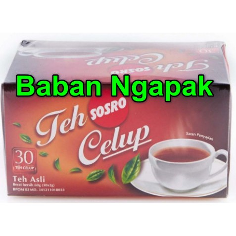 

Sosro Teh Celup Isi 30 Kantong Celup @ 2 gr