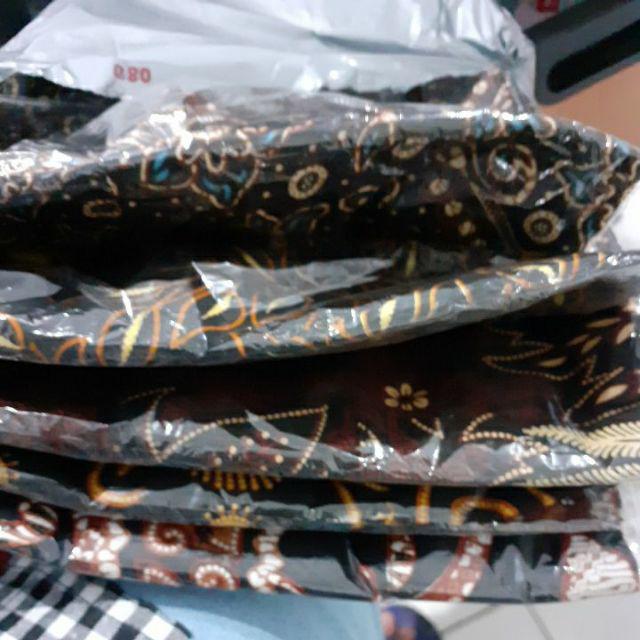 Kemeja Batik Lengan Panjang 021 Risna Batik Hrb0626 Hem Batik Murah Seno Sogan Bakung Padi Manggar