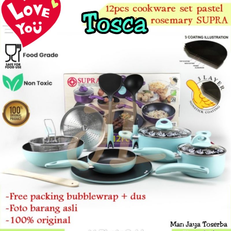 PANCI SUPRA 12PCS TEFLON