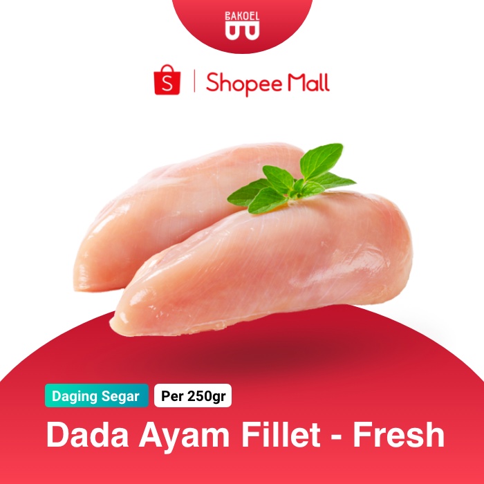 

Daging Dada Ayam Fillet / Boneless ASLI FRESH - (Bukan Frozen) - Bakoel Sayur Online