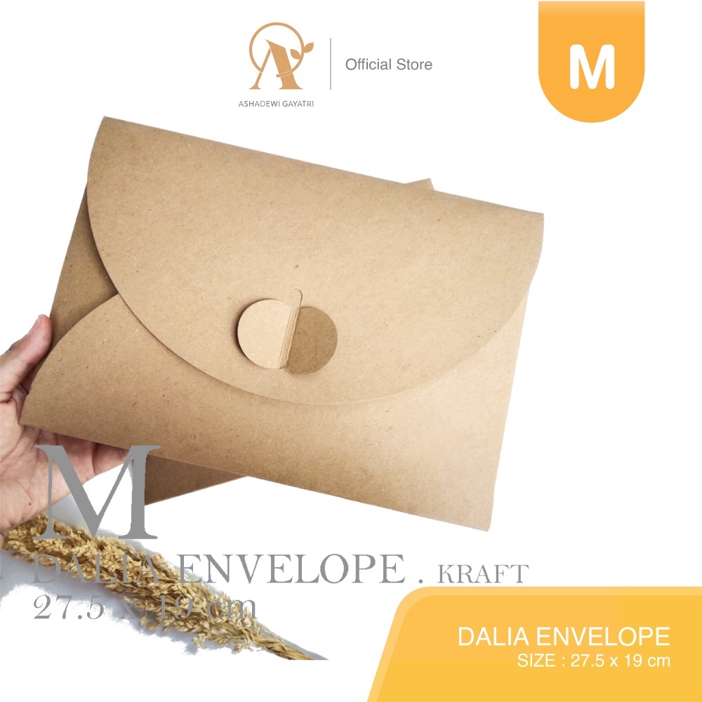 

Ashadewi Gayatri - Dalia Envelope : Medium 27.5 x 19 cm / amplop scarf / amplop hijab