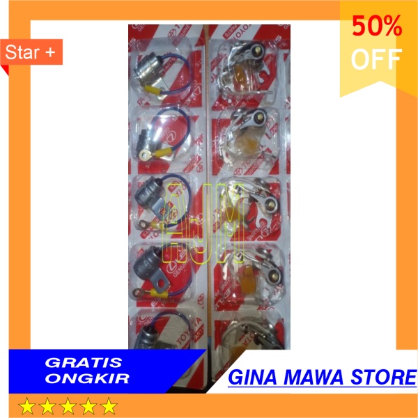 TERLARIS  Platina condensor kijang platina dan kondensor Kijang 5K kijang super 7K