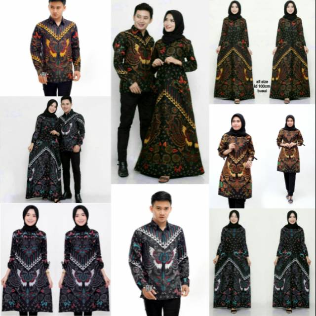 Couple gamis katun 2548 original batik