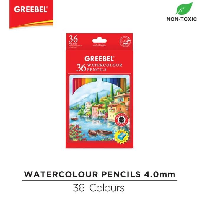 

(BISA COD) GREEBEL 6736 3.7 Extra Strong Water Colour Pencil 36 Warna MURAH Kode 310