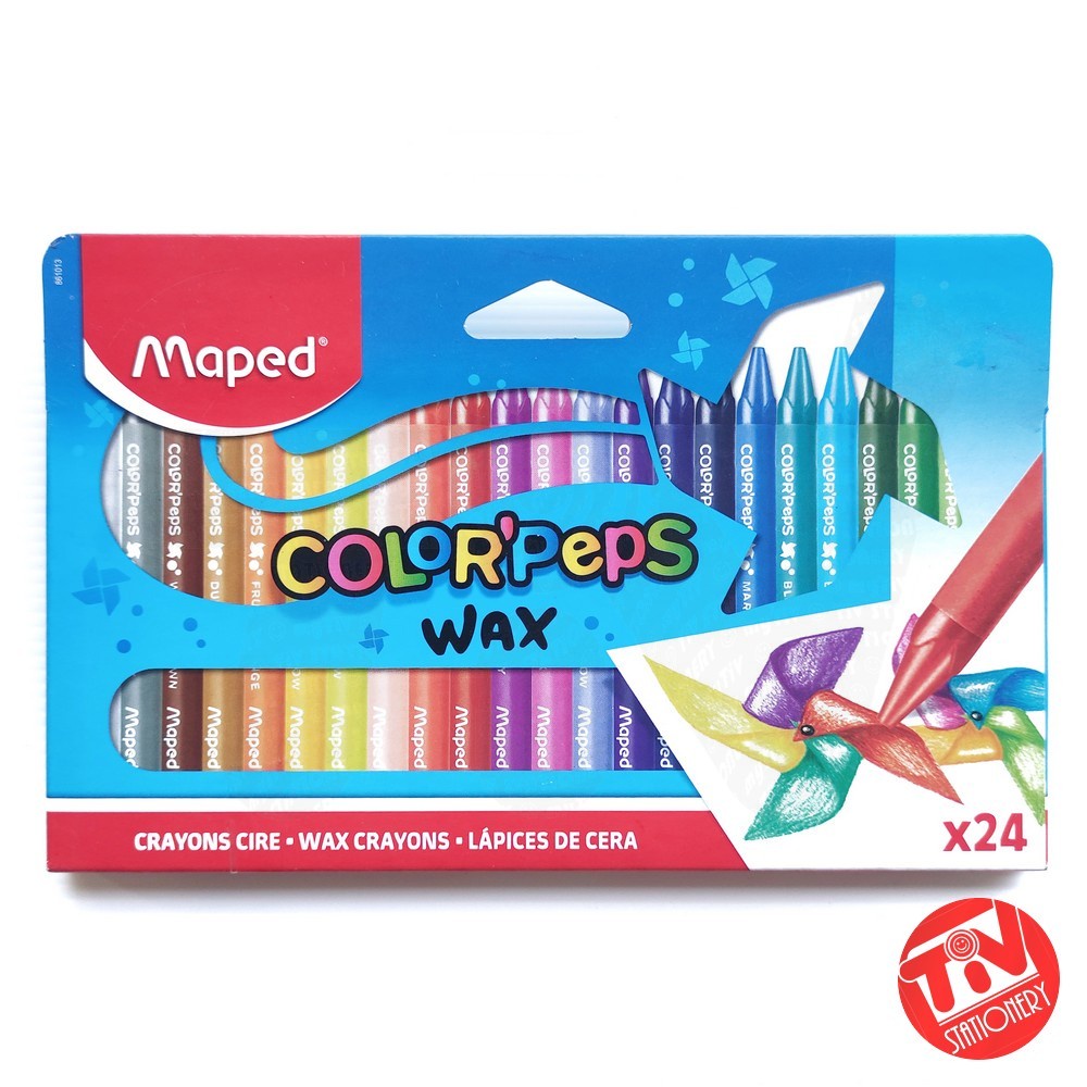 

Crayon MAPED Color' Peps Wax 24 colors