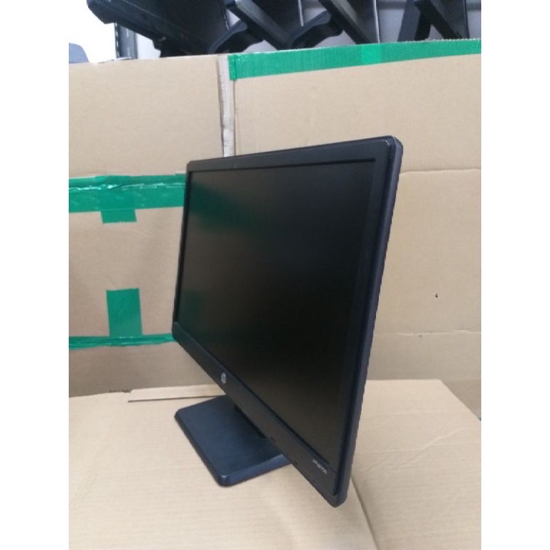 MONITOR HP LED 19 INCH WIDESCREEN LIKE NEW KOMPLIT KABLE