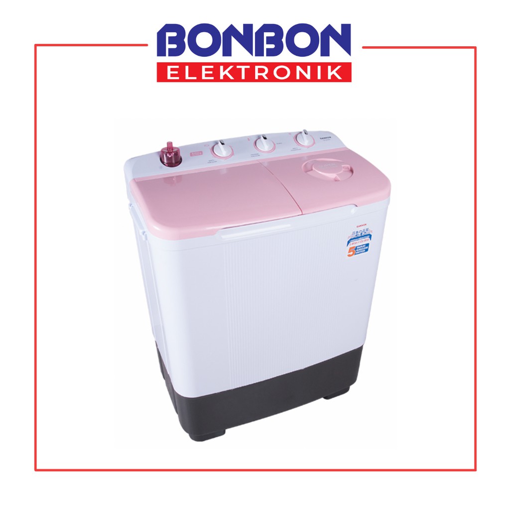 Sanken Mesin Cuci 2 Tabung 7KG TW-8660 / TW8660 / TW-8660EPK