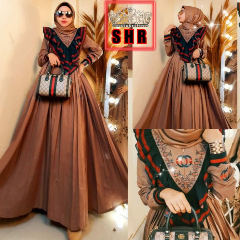 " NEW "GAMIS KATUN LINEN RUMBAI SHR ORI 100%