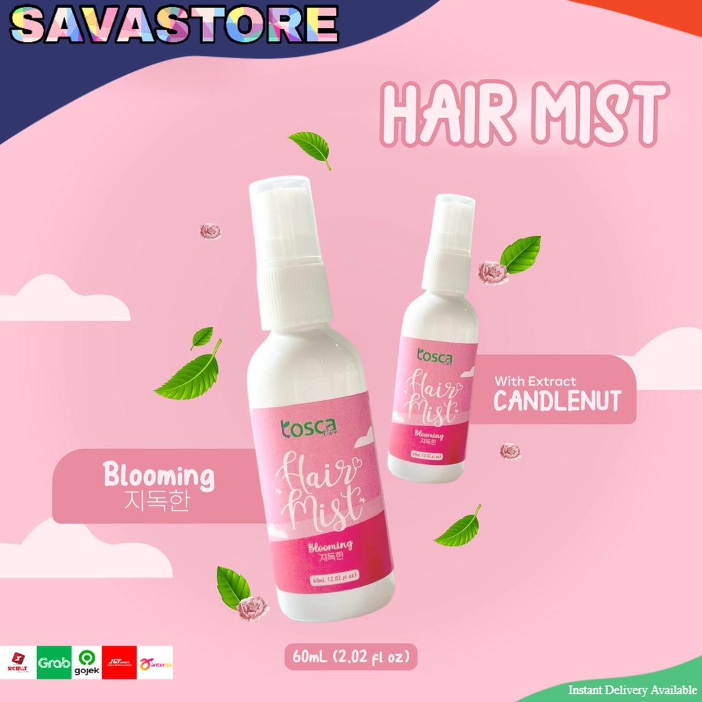 Spray Parfum Pengharum Rambut (Nutrisi dan Pelembut) Hair Mist TOSCA